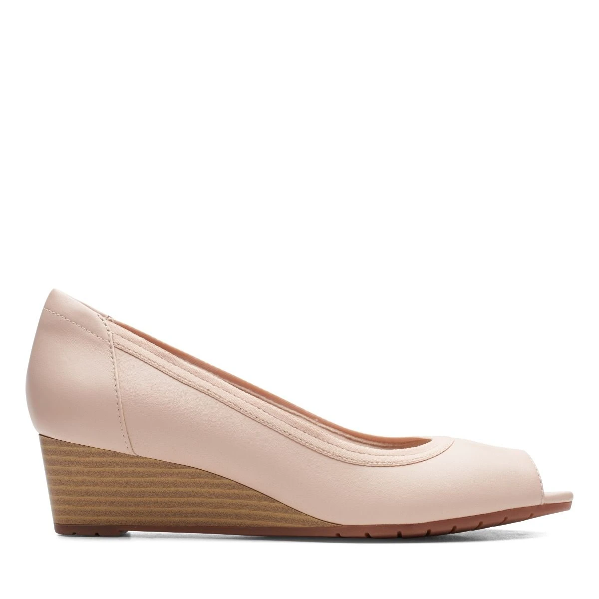 Clarks Mallory Charm Blush Leather Pump 4 Clarks Mallory Charm Blush Leather Pump - Image 2