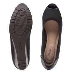 Clarks Mallory Charm Black Leather Pump 11 Clarks Mallory Charm Black Leather Pump -Wonders Shop 26149788 7