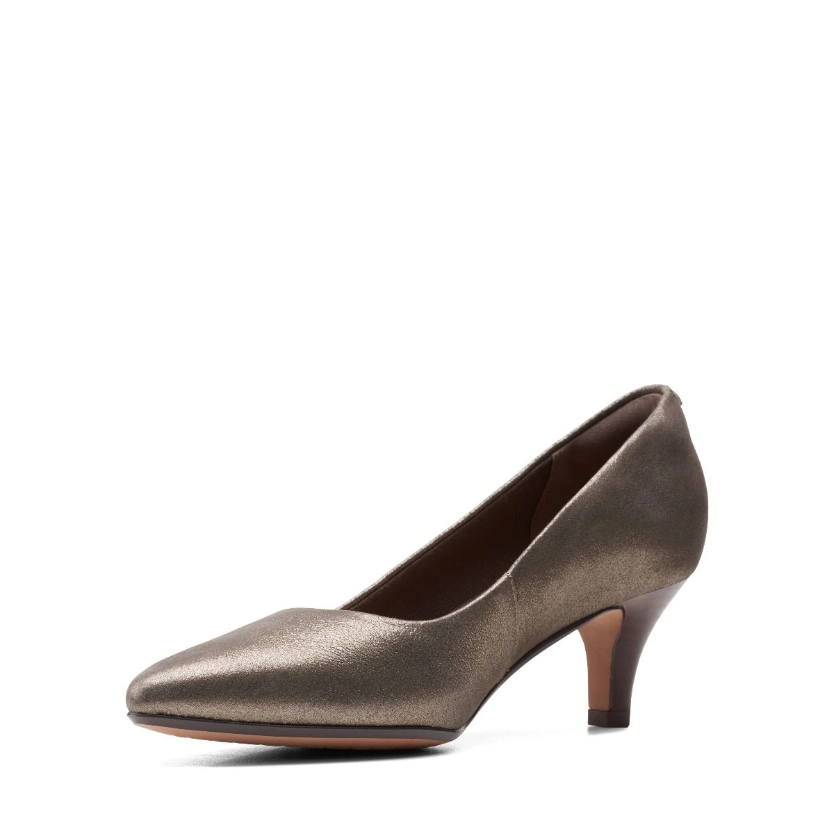 Clarks Linvale Jerica Metallic Leather Pump 3 Clarks Linvale Jerica Metallic Leather Pump
