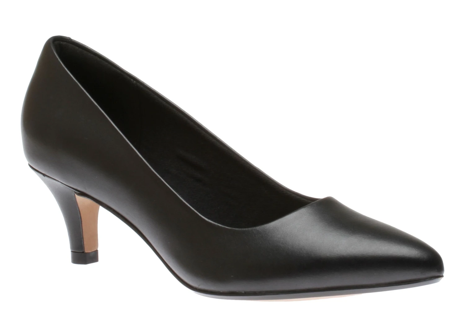 Clarks Linvale Jerica Black Leather Pump 3 Clarks Linvale Jerica Black Leather Pump