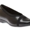 Clarks Un Darcey Ease Black Leather Flat 2 Clarks Un Darcey Ease Black Leather Flat -Wonders Shop CLAUNDARCEYE01
