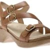 Dansko Sacha Tan Brown Leather Sandal -Wonders Shop DANSACHA07 1