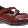 Kara Galilei Bordeaux Perforated Leather Mary Jane Shoe 2 Kara Galilei Bordeaux Perforated Leather Mary Jane Shoe -Wonders Shop EARKARAGALI10