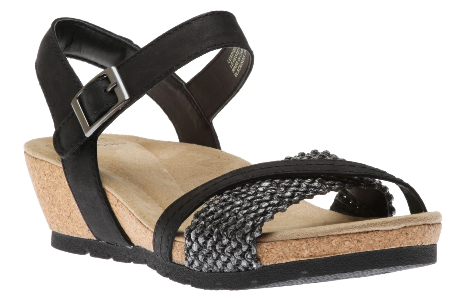 Kendra Kennedy Black Wedge Sandal 3 Kendra Kennedy Black Wedge Sandal