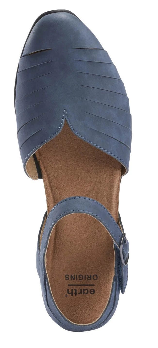 Palomos Peyton Moroccan Blue Nubuck Cork Sandal 4 Palomos Peyton Moroccan Blue Nubuck Cork Sandal - Image 3