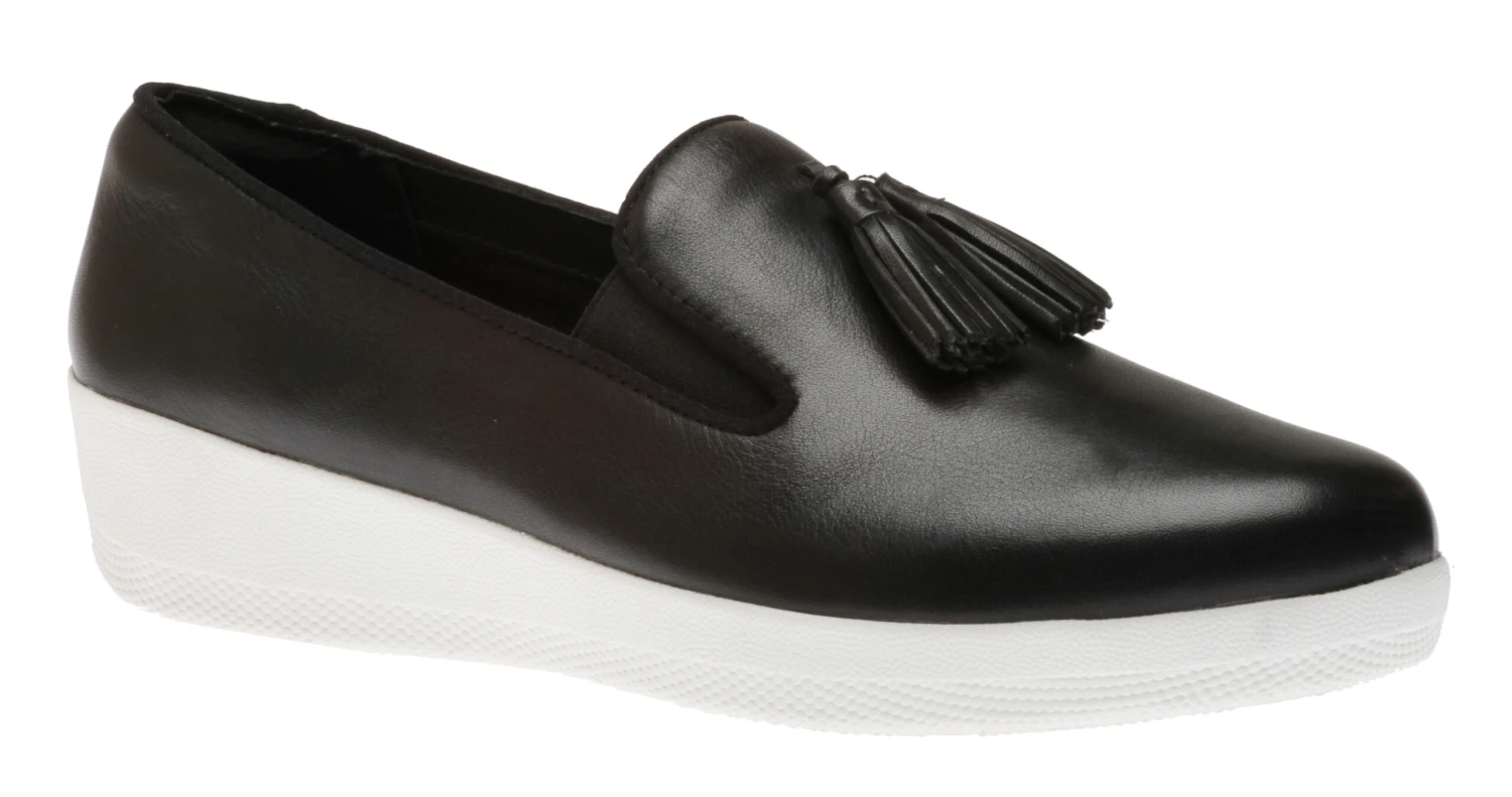 Superskate Black Leather Tassel Loafer 3 Superskate Black Leather Tassel Loafer