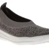 Uberknit Ballerina Crystal Charcoal / Dusty Grey Slip-On Flat 1 Uberknit Ballerina Crystal Charcoal / Dusty Grey Slip-On Flat -Wonders Shop FITUBERKNITCB05