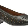 Rashida Navy Perforated Leather Low Heel Pump 1 Rashida Navy Perforated Leather Low Heel Pump -Wonders Shop JEN5117785