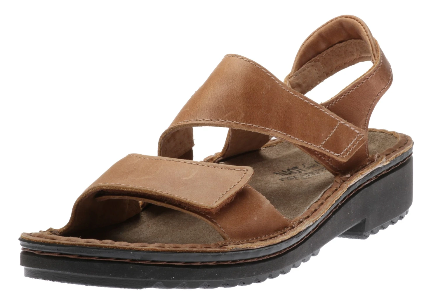 Enid Brown Leather Sandal 3 Enid Brown Leather Sandal