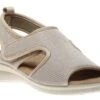 Ladies Velcro Biege -Wonders Shop POL80581708