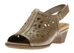 Abbott High Vamp Khaki Slingback Sandal -Wonders Shop ROCABBOTTHVS07