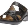 Ibiza 99 Black Leather Slide Sandal 2 Ibiza 99 Black Leather Slide Sandal -Wonders Shop ROM16099 40100