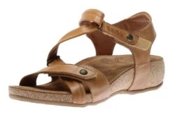 Universe Camel Leather Z-Strap Sandal