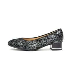 Ara Gabrielle Black & Silver Animal Print Pump 11 Ara Gabrielle Black & Silver Animal Print Pump -Wonders Shop ara1183821a