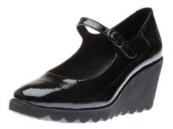 Ara Olive Black Patent