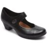 Abigail Black Mary Jane Low Heel 2 Abigail Black Mary Jane Low Heel -Wonders Shop cbd55bk main