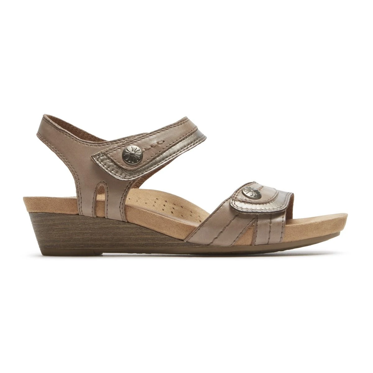 Hollywood Khaki Button Sandal 4 Hollywood Khaki Button Sandal - Image 2