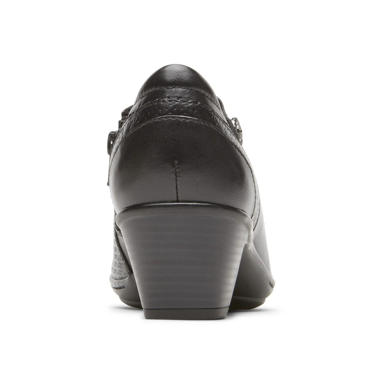 Kailyn Black High Vamp Low Heel Pump 5 Kailyn Black High Vamp Low Heel Pump - Image 3