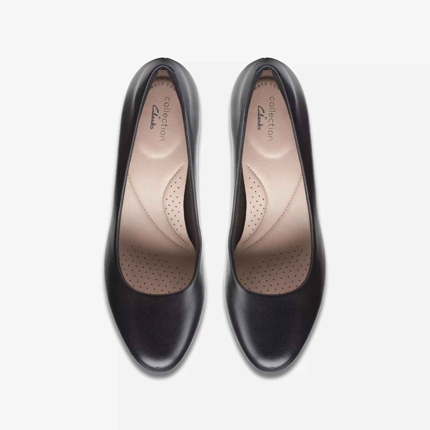 Clarks Ambyr Joy Black Leather Dress Pump 4 Clarks Ambyr Joy Black Leather Dress Pump - Image 2