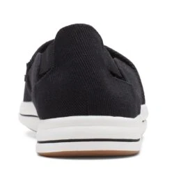 Clarks Breeze Step Black Slip-On Canvas Sneaker 7 Clarks Breeze Step Black Slip-On Canvas Sneaker -Wonders Shop clabreezestep01c