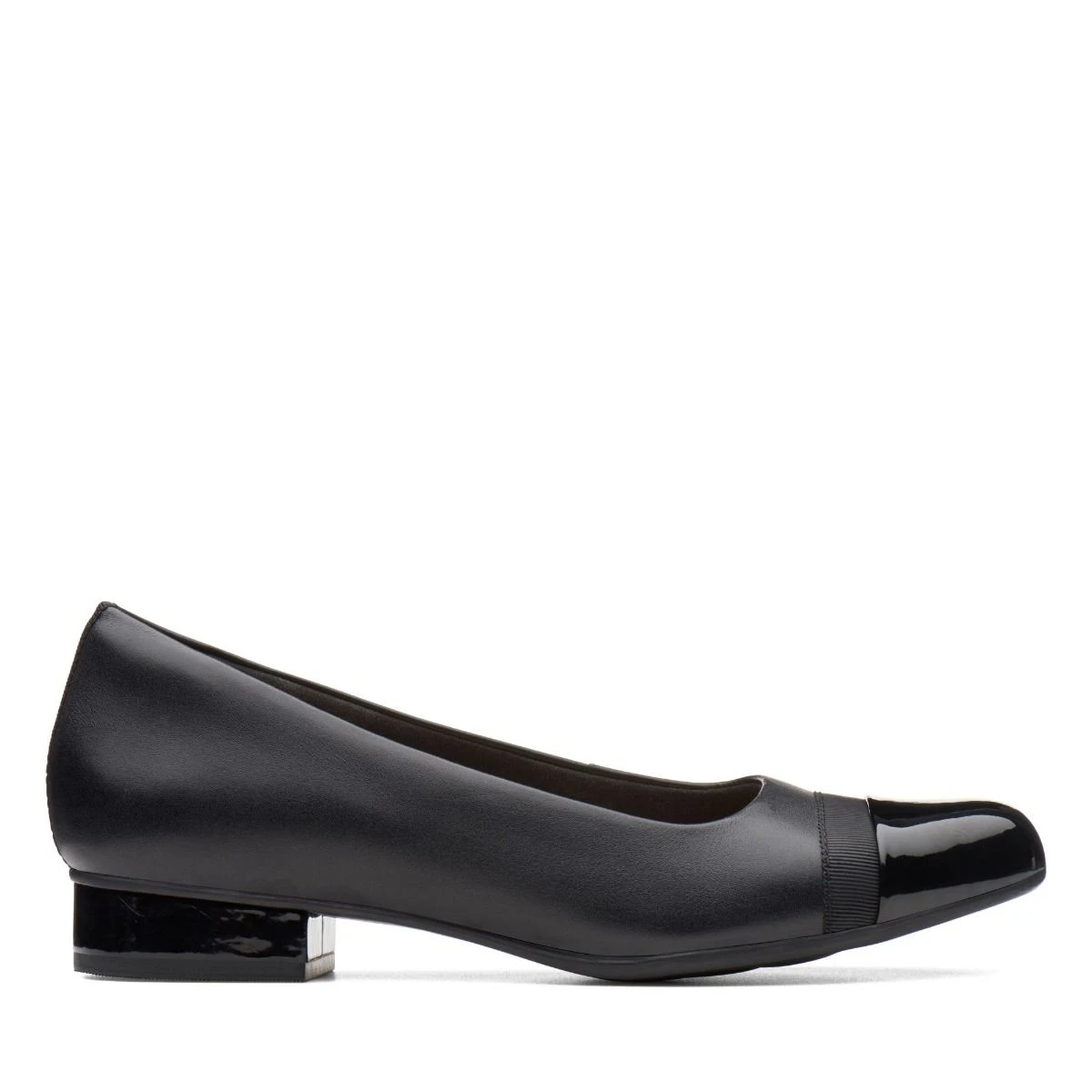 Clarks Juliet Monte Black Leather Slip-On 4 Clarks Juliet Monte Black Leather Slip-On - Image 2