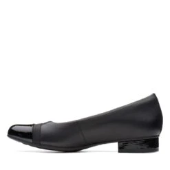 Clarks Juliet Monte Black Leather Slip-On 10 Clarks Juliet Monte Black Leather Slip-On -Wonders Shop clajulietm01b