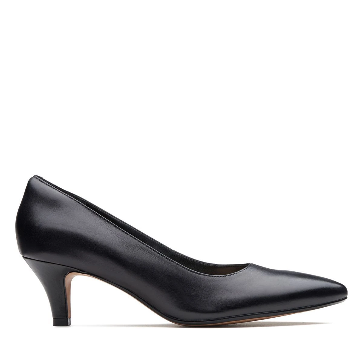 Clarks Linvale Jerica Black Leather Pump 4 Clarks Linvale Jerica Black Leather Pump - Image 2