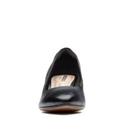 Clarks Linvale Jerica Black Leather Pump 9 Clarks Linvale Jerica Black Leather Pump -Wonders Shop clalinvalej01b