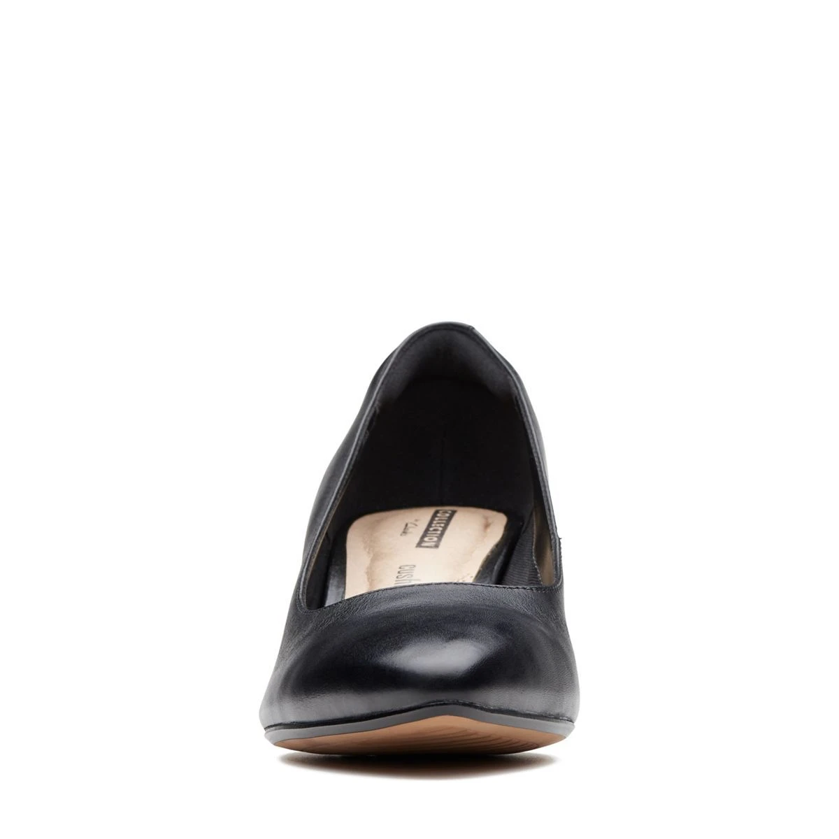 Clarks Linvale Jerica Black Leather Pump 5 Clarks Linvale Jerica Black Leather Pump - Image 3