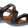 Rubey Black Asymmetrical Strappy Sandal 1 Rubey Black Asymmetrical Strappy Sandal -Wonders Shop cobrubeys01