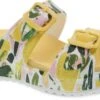Dansko Kandi Lemons Yellow EVA Double Strap Slide Sandal 1 Dansko Kandi Lemons Yellow EVA Double Strap Slide Sandal -Wonders Shop dankandi14