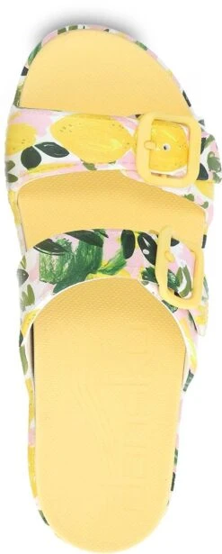 Dansko Kandi Lemons Yellow EVA Double Strap Slide Sandal 8 Dansko Kandi Lemons Yellow EVA Double Strap Slide Sandal -Wonders Shop dankandi14b