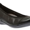 Alder Varden Black Leather Ballet Flat Shoe 1 Alder Varden Black Leather Ballet Flat Shoe -Wonders Shop earvarden01