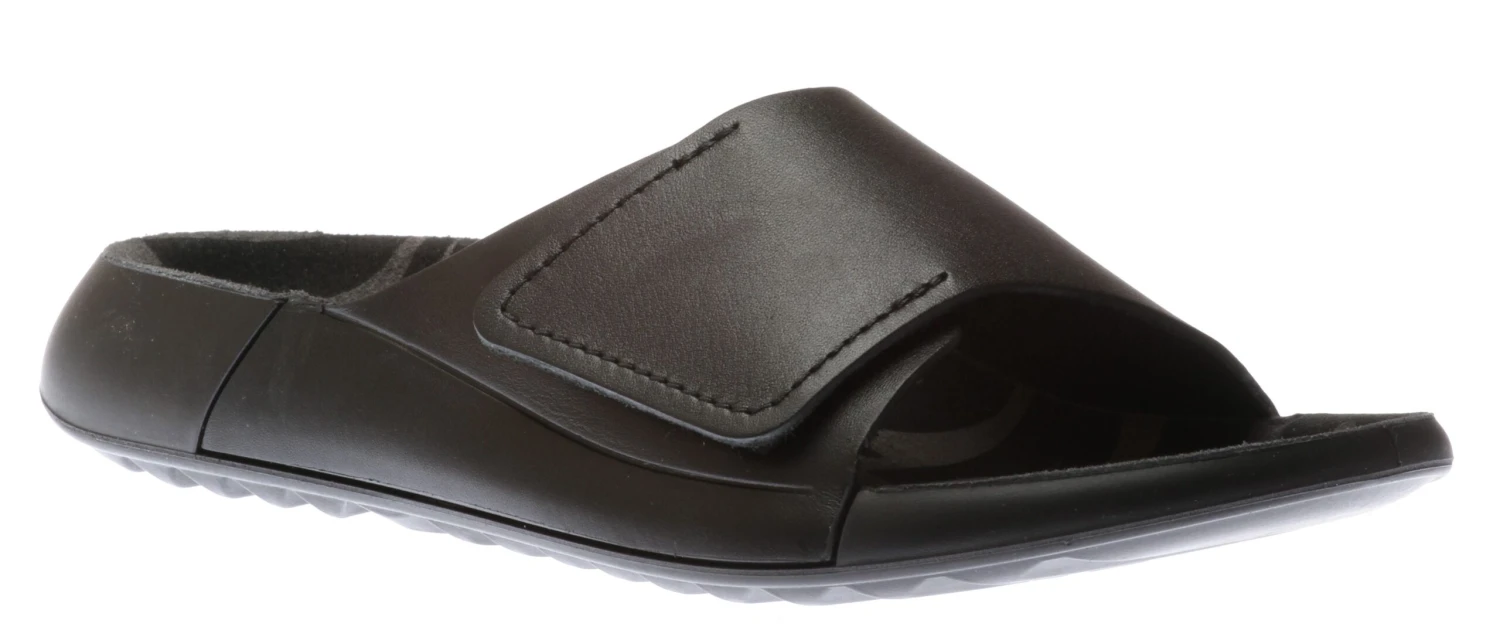 ECCO Women's 2nd Cozmo Black Leather Slide Sandal 3 ECCO Women's 2nd Cozmo Black Leather Slide Sandal