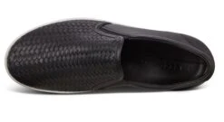 ECCO Women's Soft 7 Woven Black Leather Slip-On Sneaker 7 ECCO Women's Soft 7 Woven Black Leather Slip-On Sneaker -Wonders Shop ecc47011301c