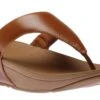 Lulu Light Tan Brown Leather Thong Sandal 2 Lulu Light Tan Brown Leather Thong Sandal -Wonders Shop fitlulult06