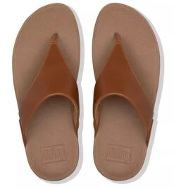 Lulu Light Tan Brown Leather Thong Sandal 5 Lulu Light Tan Brown Leather Thong Sandal -Wonders Shop fitlulult06b