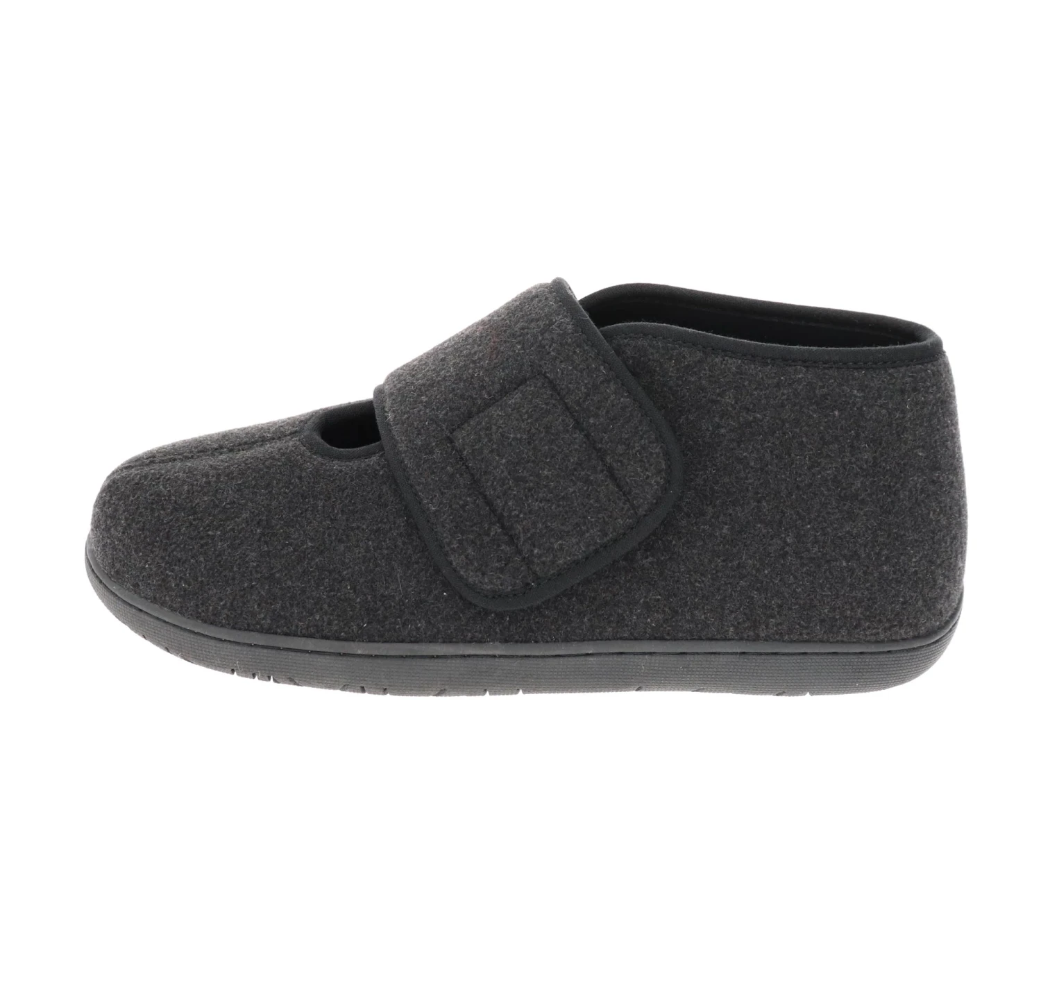 Comfort L2 Black Wool Slipper 4 Comfort L2 Black Wool Slipper - Image 2
