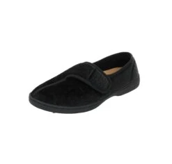 Jewel 2 Black Slipper -Wonders Shop foajewel201d