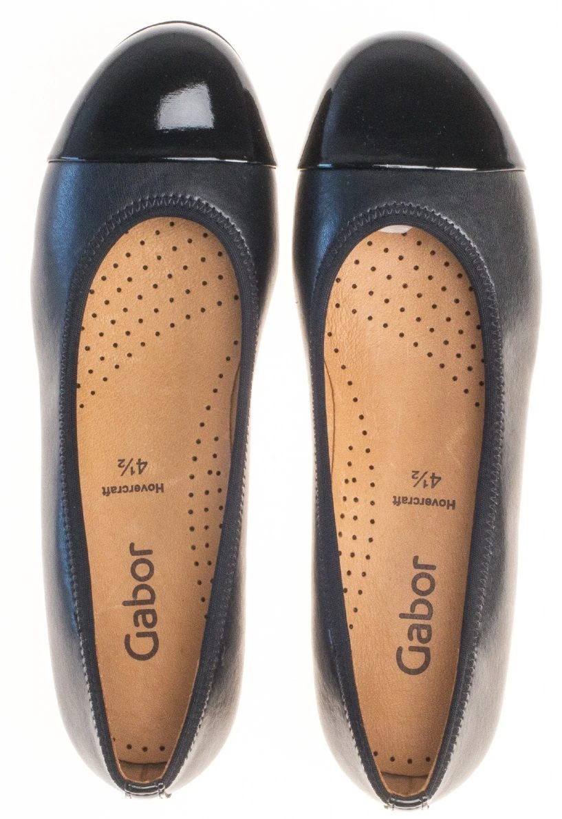 Gabor 54.161.57 Black Ballet Flat 3 Gabor 54.161.57 Black Ballet Flat - Image 2