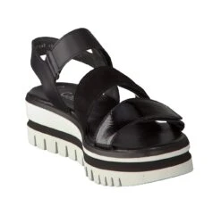 Gabor 2 Band Sandal Black 7 Gabor 2 Band Sandal Black -Wonders Shop gab620 27a