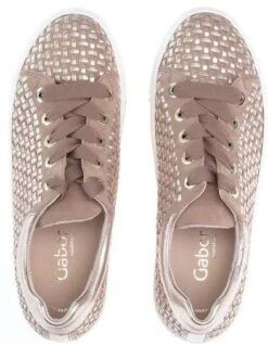 Gabor 66.499.30 Florenz Taupe Gold Metallic Platform Sneaker 7 Gabor 66.499.30 Florenz Taupe Gold Metallic Platform Sneaker -Wonders Shop gab66 499 30c