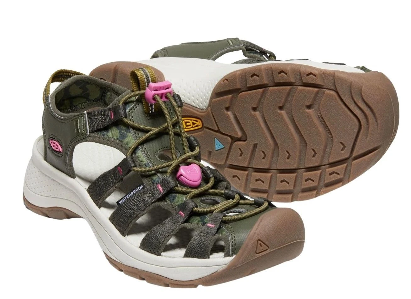 Keen Astoria West Green Pink Waterproof Sports Sandal 5 Keen Astoria West Green Pink Waterproof Sports Sandal - Image 3