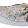 White Floral Slide Wedge Sandal 1 White Floral Slide Wedge Sandal -Wonders Shop lady4374f09