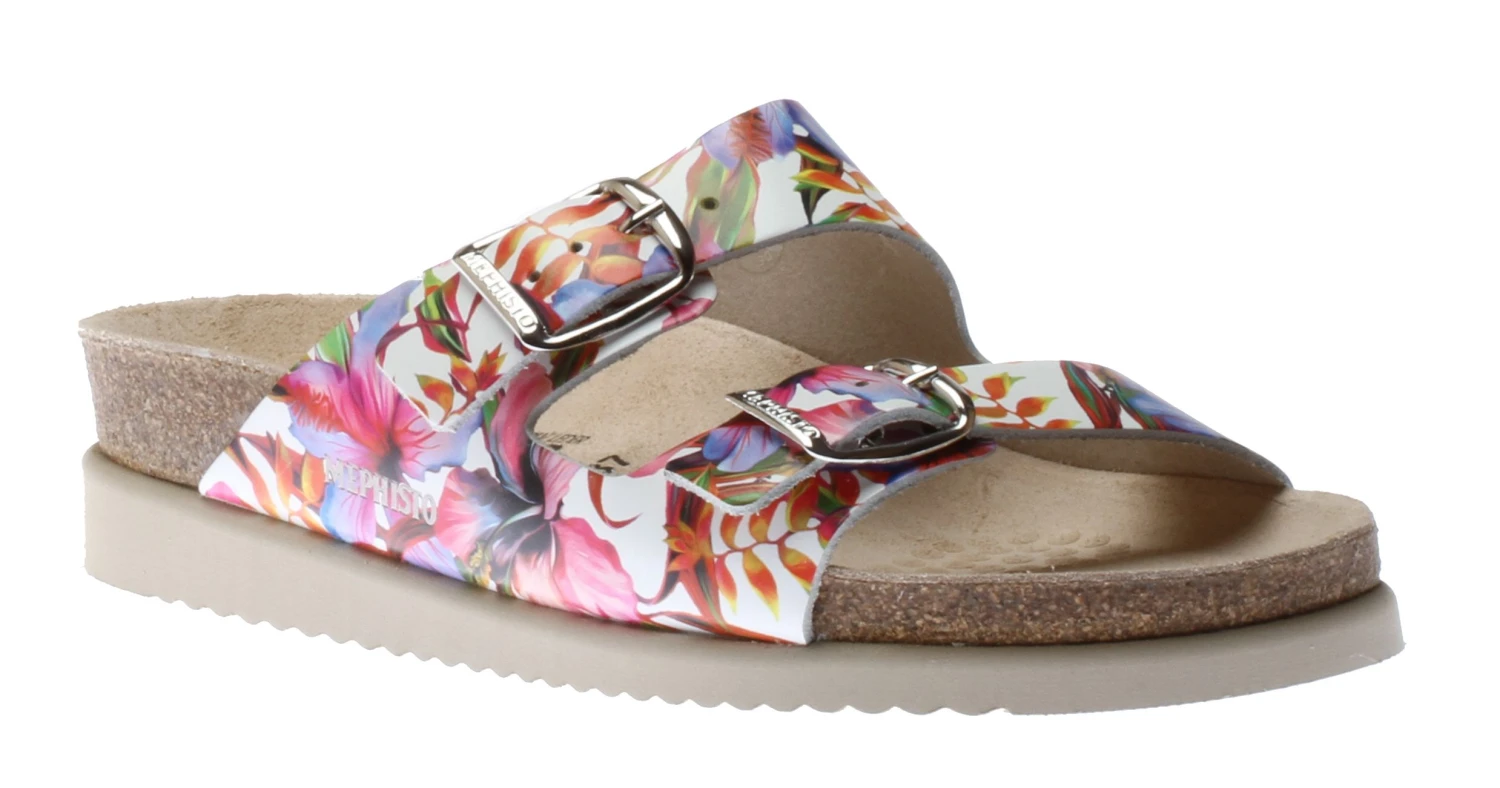 Mephisto Harmony Floral Multicolour Slide Sandal 3 Mephisto Harmony Floral Multicolour Slide Sandal