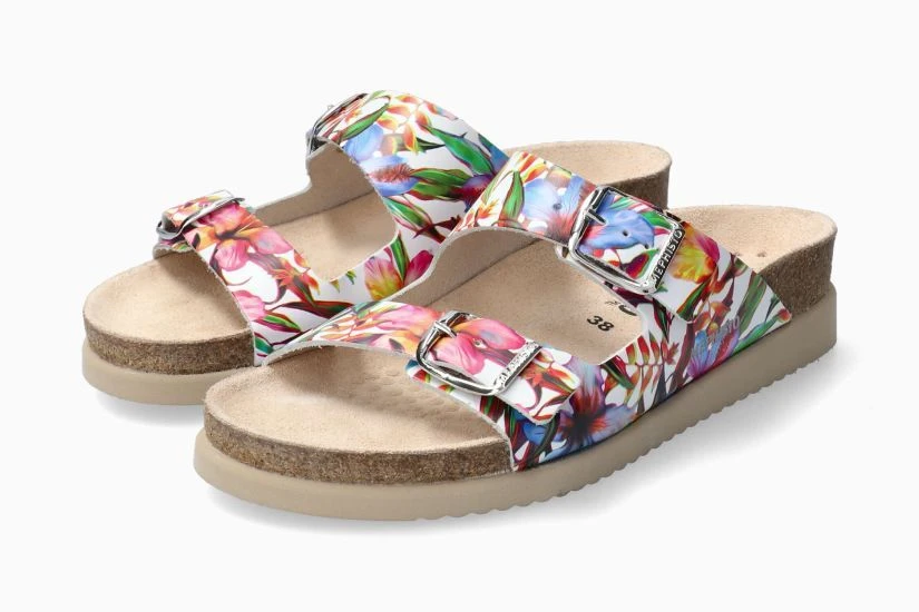 Mephisto Harmony Floral Multicolour Slide Sandal 5 Mephisto Harmony Floral Multicolour Slide Sandal - Image 3
