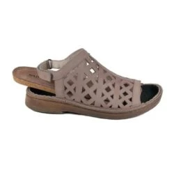 Amadora Stone Leather Wide Width Sandal -Wonders Shop naoamadorah53f