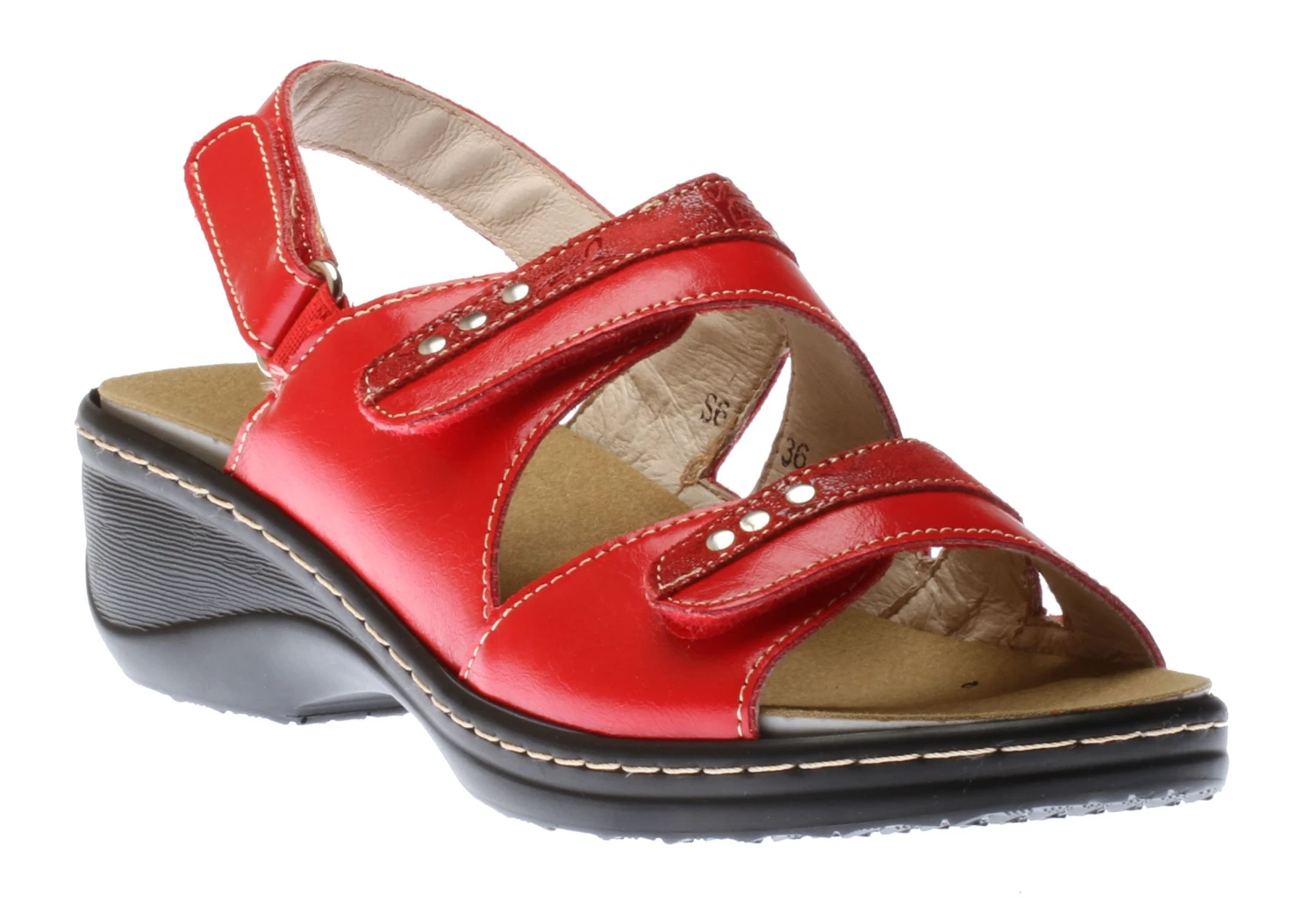 2 Velcro Sandal Red 3 2 Velcro Sandal Red