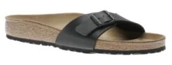 Birkenstock Madrid Birko-Flor Black Slide Sandal