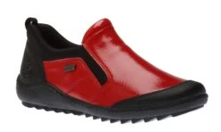 Remonte Jura Scuba Red Patent Slip-On Walking Shoe
